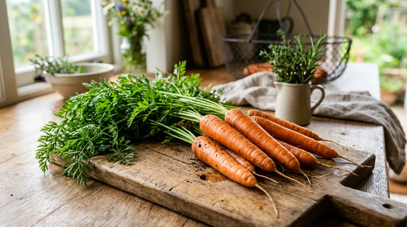 Carottes riches en bêta-carotène